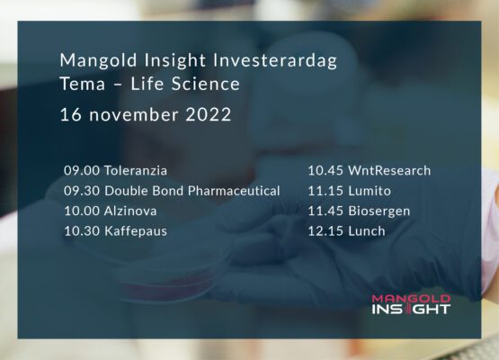 Mangold Insight Investerardag 16 november